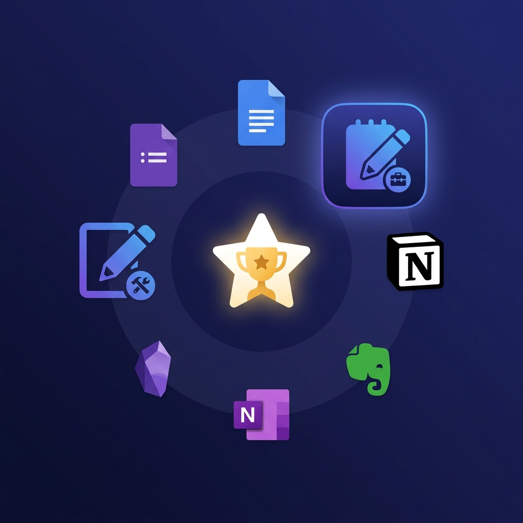 Comparison of popular online text tools in 2026 — Google Docs, Notion, Evernote, OneNote, Obsidian, and TextNoteKit